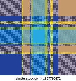 Rainbow Tartan Glen Plaid textured seamless pattern suitable for fashion textiles and graphics