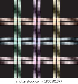 Rainbow Tartan Glen Plaid textured seamless pattern suitable for fashion textiles and graphics