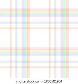 Rainbow Tartan Glen Plaid textured seamless pattern suitable for fashion textiles and graphics