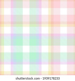 Rainbow Tartan Glen Plaid textured seamless pattern suitable for fashion textiles and graphics