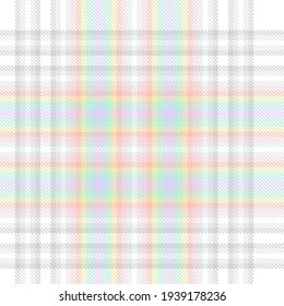 Rainbow Tartan Glen Plaid textured seamless pattern suitable for fashion textiles and graphics