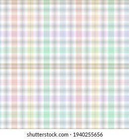 Rainbow Tartan Glen Plaid textured seamless pattern suitable for fashion textiles and graphics