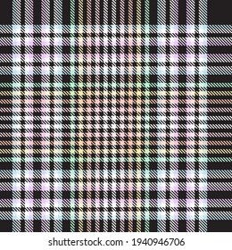 Rainbow Tartan Glen Plaid textured seamless pattern suitable for fashion textiles and graphics