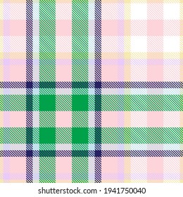 Rainbow Tartan Glen Plaid textured seamless pattern suitable for fashion textiles and graphics