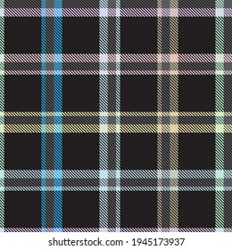 Rainbow Tartan Glen Plaid textured seamless pattern suitable for fashion textiles and graphics