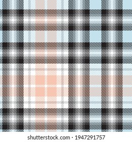 Rainbow Tartan Glen Plaid textured seamless pattern suitable for fashion textiles and graphics