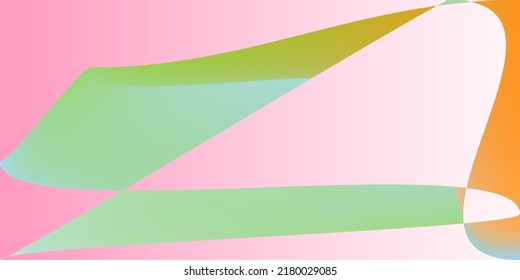 Rainbow Technology Neon Dynamic Blurred Background. Modern Minimal Pink Psychedelic Modern Design. Shape Futuristic Digital Layers Multicolor Gradient Mesh. Smooth Fluid Color Pastel Illustration.