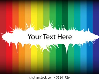 Rainbow text pattern