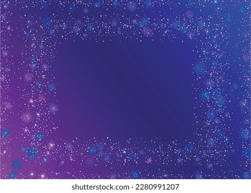 Regenbogen Textur. Festliche Folie. Neon funkelt. Purple Shiny Tinsel. Light Confetti. Party-Gefängnis. Metal Prisma Illustration. Flying Art. Blue Rainbow Textur