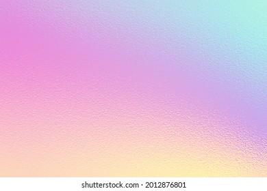 Rainbow texture. Halographic background. Bright color. Dreamy gradient. Iridescent ombre. Background with metallic effect for design prints. Colour metal texture. Colours abstract surface. Vector