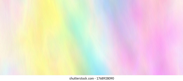 Rainbow texture. Iridescent, holographic design. Trendy background. Soft hues are a classic spring, summer. A pastel color palette can be a gorgeous, unique design.