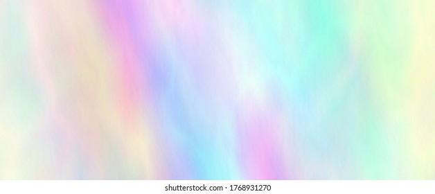 Rainbow texture. Iridescent, holographic design. Trendy background. Soft hues are a classic spring, summer. A pastel color palette can be a gorgeous, unique design.