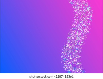 Rainbow Texture. Light Glitter. Cristal Sparkles. Glitter Art. Shiny Prismatic Sunlight. Violet Laser Background. Flying Foil. Retro Prism. Purple Rainbow Texture