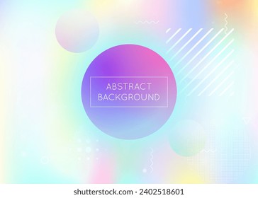 Rainbow Texture. Violet Tech Shape. Minimal Background. Science Dots. Abstract Design. Motion Flyer. Round Multicolor Composition. Soft Poster. Purple Rainbow Texture