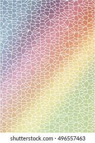 rainbow tiled abstract background with shadow and reflections /rainbow tiled abstract background