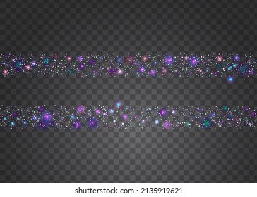 Rainbow Tinsel. Bokeh Glitter. Glamour Art. Disco Element. Falling Background. Blue Laser Glare. Shiny Abstract Serpentine. Festive Foil. Pink Rainbow Tinsel