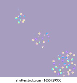 Rainbow Top Rain Texture. Confetti Card. Hintergrund der Einladung von Confetti. Rainbow Transparentes Bildschirmhintergrund.