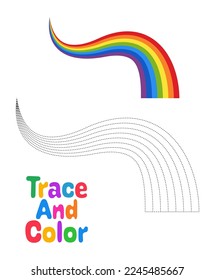 Hoja de cálculo de seguimiento del arco iris para niños