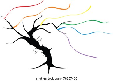 rainbow tree