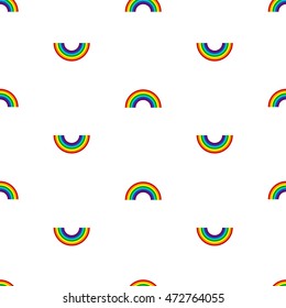Rainbow trendy seamless pattern for shirt