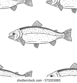 rainbow trout pattern