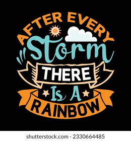 Rainbow T-shirt Design, SVG Design