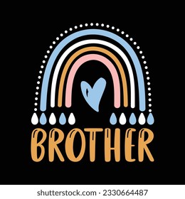 Rainbow T-shirt Design, SVG Design