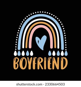 Rainbow T-shirt Design, SVG Design
