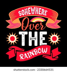 Rainbow T-shirt Design, SVG Design