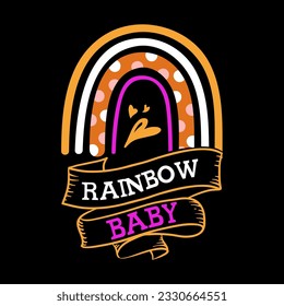 Rainbow T-shirt Design, SVG Design