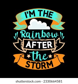 Rainbow T-shirt Design, SVG Design