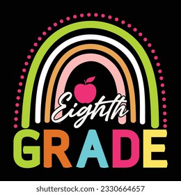 Rainbow T-shirt Design, SVG Design