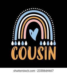 Rainbow T-shirt Design, SVG Design