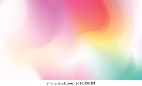 Rainbow unicorn background, simple and beautiful	
