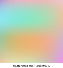Rainbow unicorn holographic background  Vector