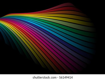 Rainbow vector abstract colorful illustration