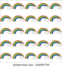 rainbow vector background