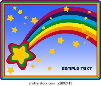 rainbow vector background