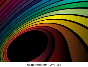 Rainbow vector  background for design