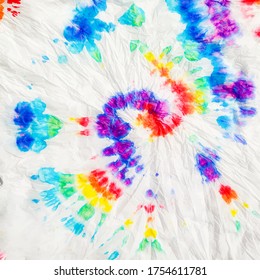 Rainbow Vector Boho. Hippie Multicolor Batik. Multi Neon Swirl Watercolor. Spiral Dyed Bokeh. Brush Unicorn Texture. Spiral Dirty Circle. Saturated Pattern. Circle Spiral Swirl. Vector Neon Background