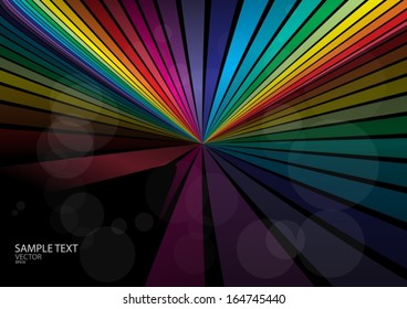 Rainbow vector color background   illustration swirl  - Vector  color striped background illustration
