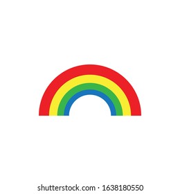 rainbow vector with colorful colors
