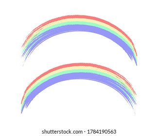 Rainbow vector design. graphic illustration