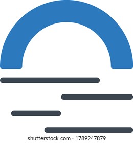 Regenbogen-Vektorsymbol 