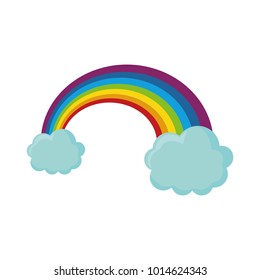 Rainbow Vector Illustration Stock Vector (Royalty Free) 1014624343