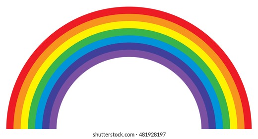 rainbow vector illustration