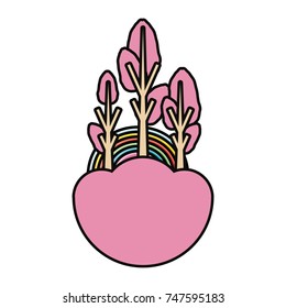 rainbow  vector illustration