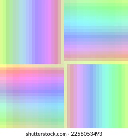 Rainbow Vector Illustration. A Colorful Gradient Seamless Pattern.