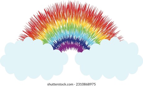  Rainbow Vector image or clipart