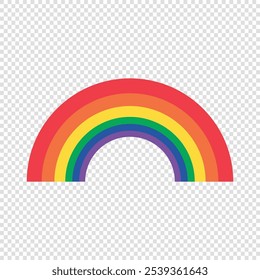 rainbow vector png vector icon 